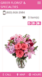 Mobile Screenshot of greerfloristsc.com
