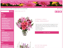 Tablet Screenshot of greerfloristsc.com